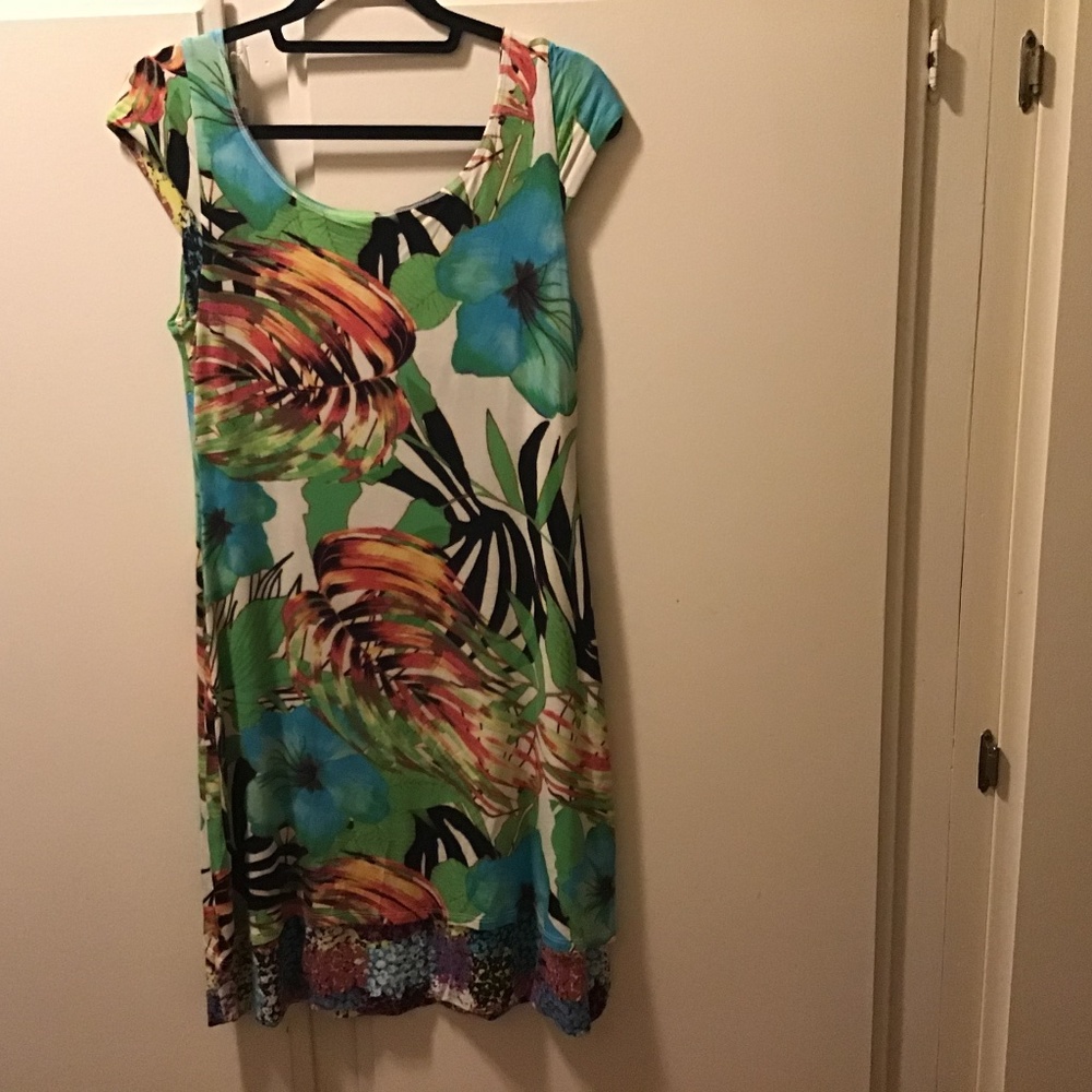 Reversible colorful sun dress by Sangria